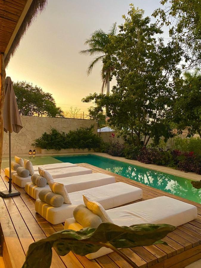 Agam Hotel Bacalar Bagian luar foto