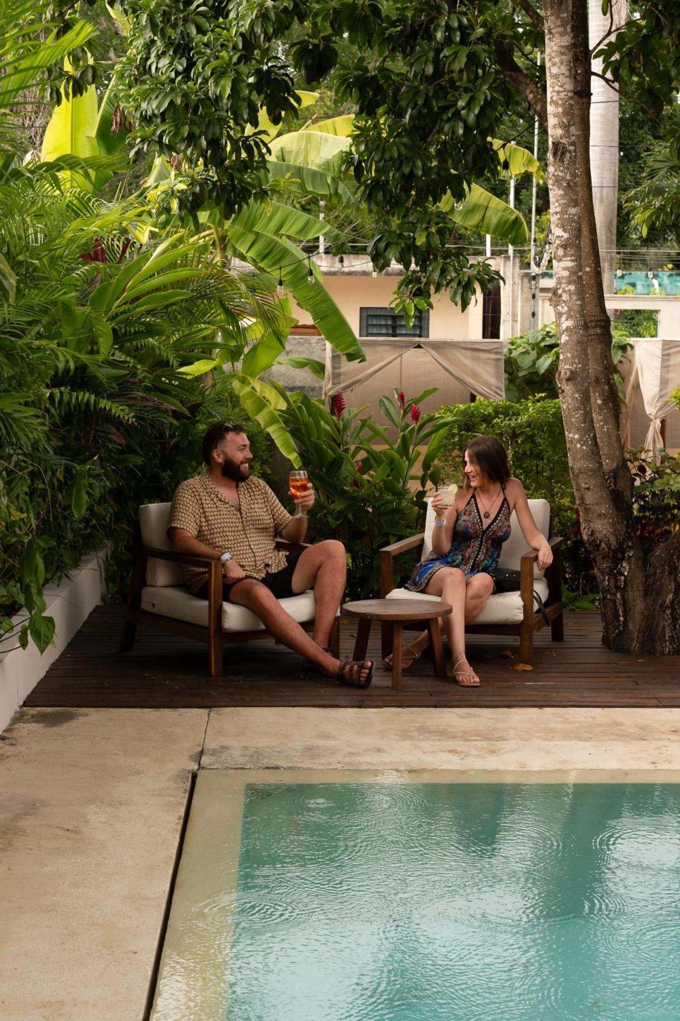 Agam Hotel Bacalar Bagian luar foto